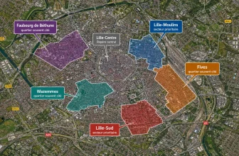 Lille quartier chaud : Zones sensibles & Endroits à éviter