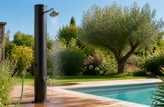 Comment fonctionne une douche solaire pour piscine ? Installation