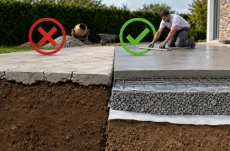 Peut-on Couler une Dalle béton directement sur la Terre ?