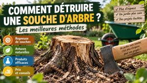 Comment détruire une souche d’arbre ? Destruction & Dévitaliser