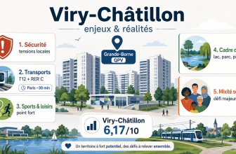 Quartiers sensibles Viry-Châtillon Essonne : Zones à éviter
